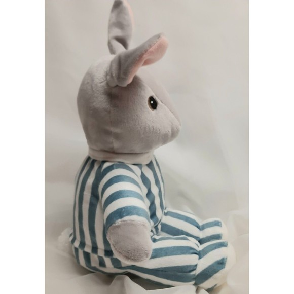 Kohls Cares Goodnight Moon Bunny Rabbit in Striped Pajamas Plush 15" - Picture 3 of 7